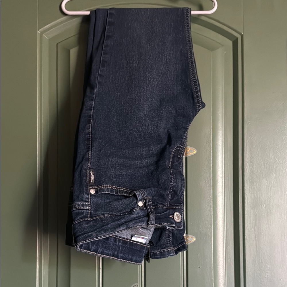 Dark Blue Denim Jeans